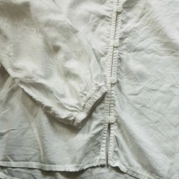 Cloth & Stone ruffle collar raglan sleeve shirt S - Picture 9 of 9